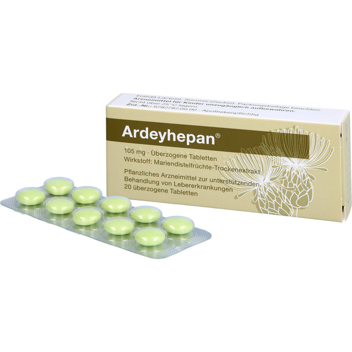 Ardeyhepan überzogene Tabletten, 20 pcs. Tablets