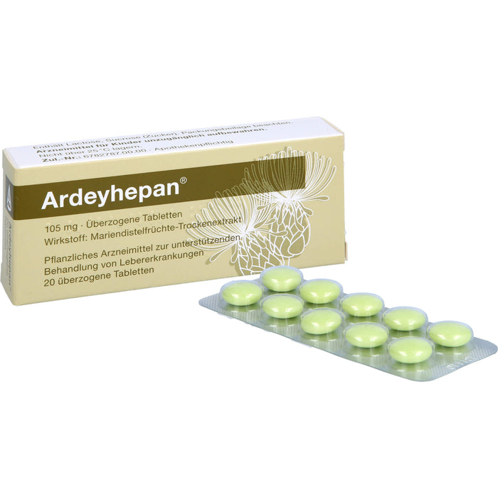 Ardeyhepan überzogene Tabletten, 20 St. Tabletten