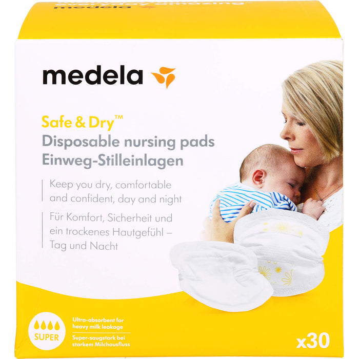 medela Safe & Dry Einweg-Stilleinlagen, 30 pcs. Insoles