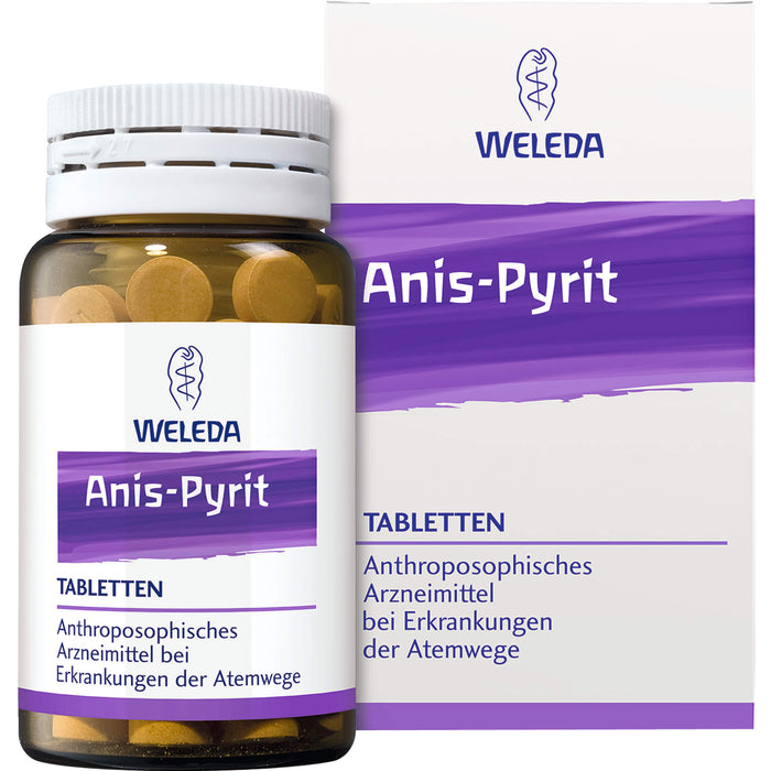 WELEDA Anis pyrit Tabletten bei Erkrankungen der Atemwege, 80 pcs. Tablets