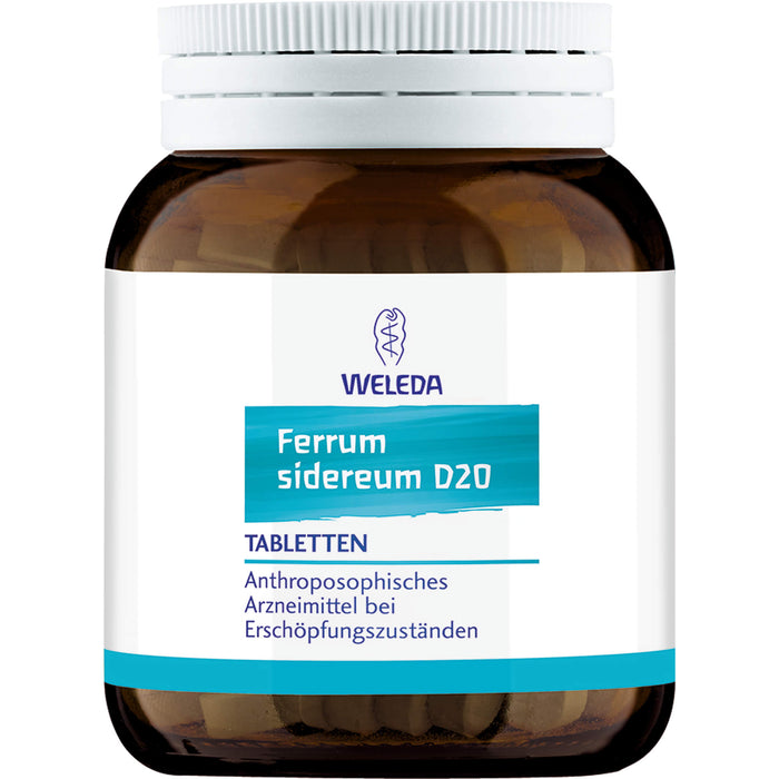 WELEDA Ferrum sidereum D20 Tabletten bei Erschöpfungszuständen, 80 pc Tablettes