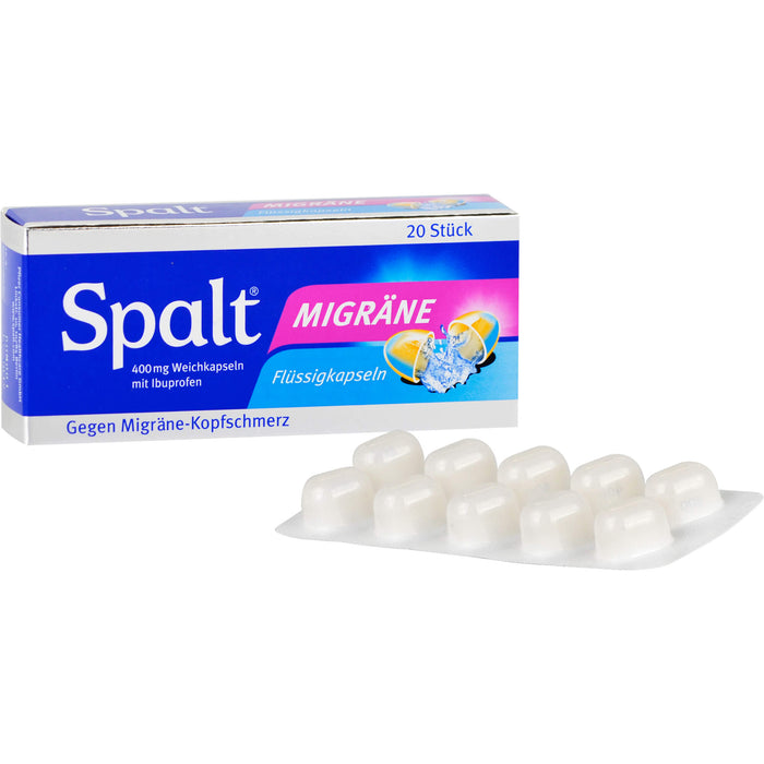 Spalt Migräne Flüssigkapseln, 20 pc Capsules