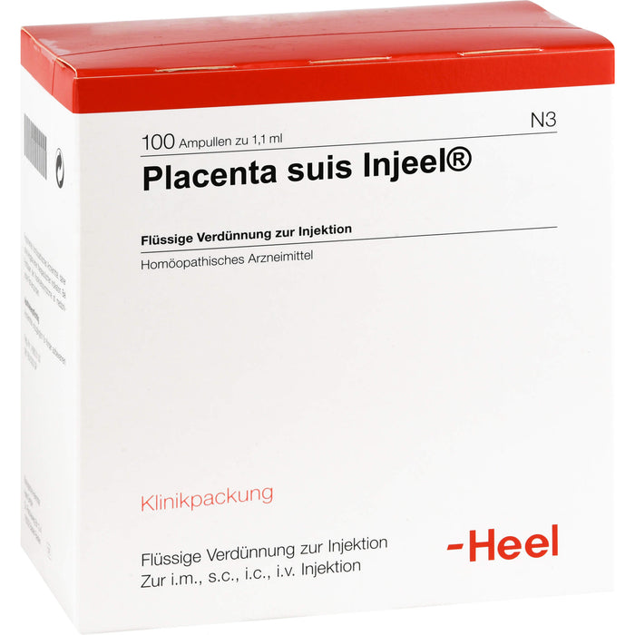 Placenta suis Injeel Ampullen, 100 pcs. Ampoules