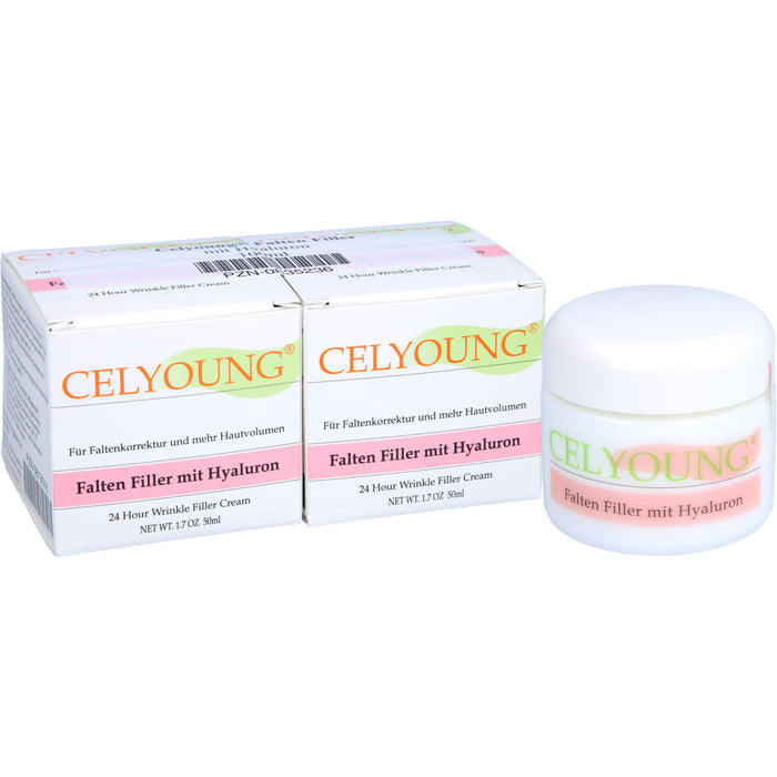 CELYOUNG Faltenfiller mit Hyaluron, 100 ml Creme