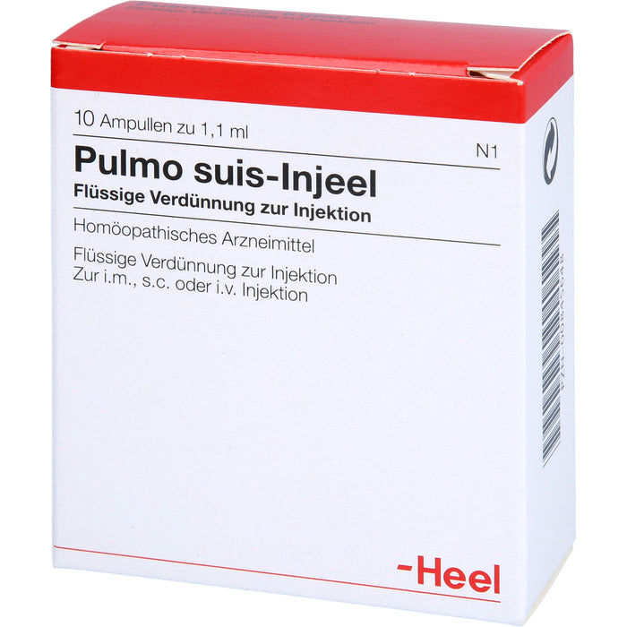 Heel Pulmo suis-Injeel flüssige Verdünnung zur Injektion, 10 pc Ampoules