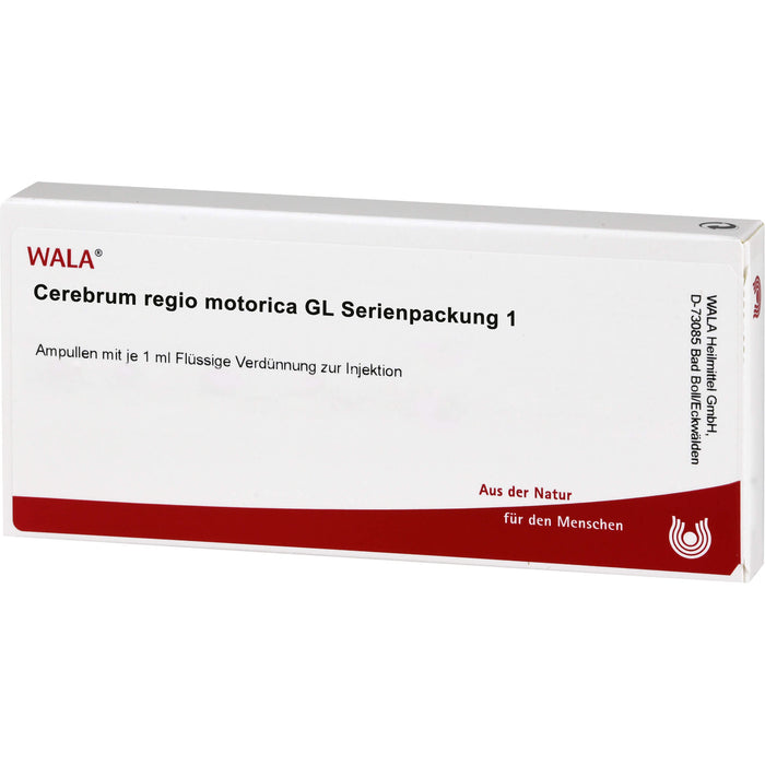 WALA Cerebrum, regio motorica GI Serienpackung I Ampullen, 10 pcs. Ampoules