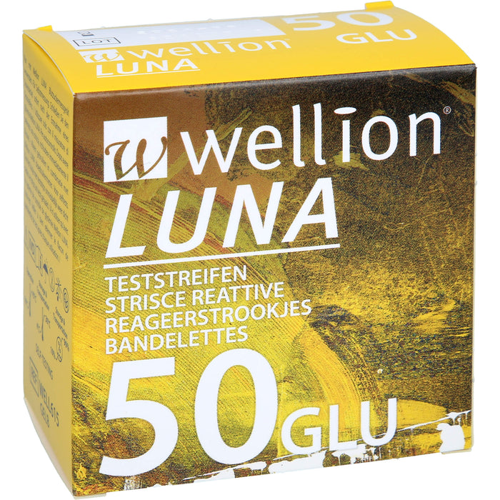 Wellion Luna Blutzuckerteststreifen, 50 pc Bandelettes réactives