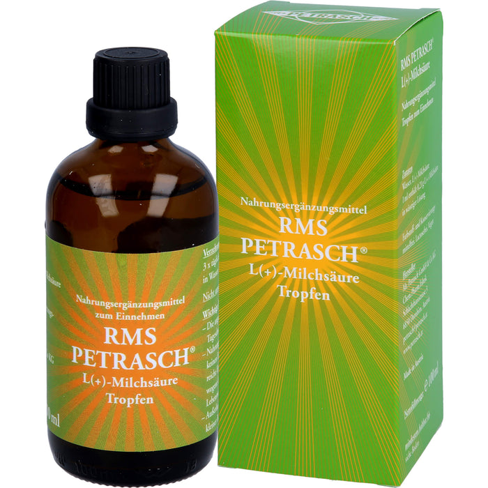 RMS Petrasch L(+)-Milchsäure Tropfen, 100 ml Solution