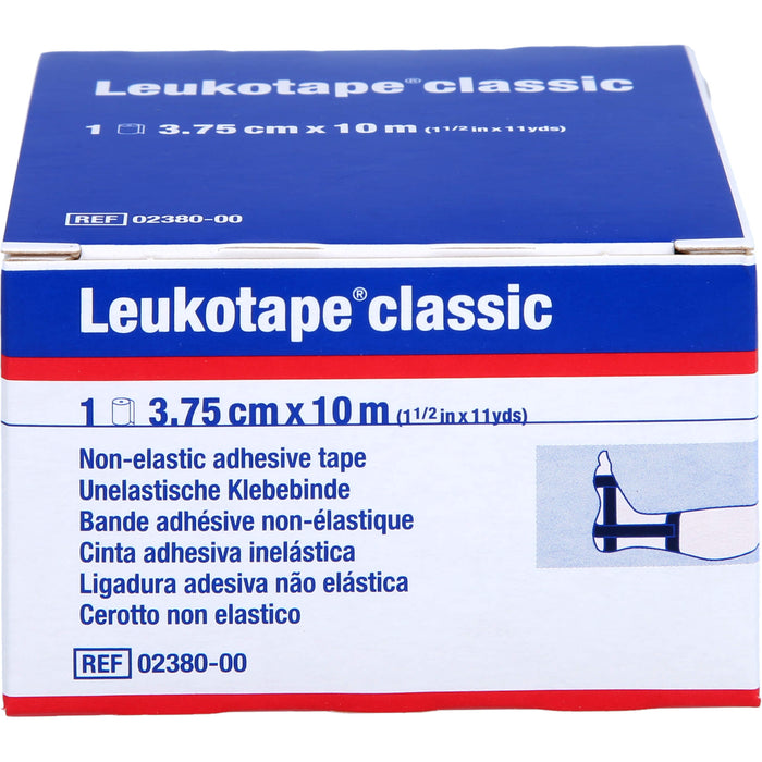 Leukotape classic 3,75 cm x 10 m schwarz Klebebinde, 1 pcs. Pack