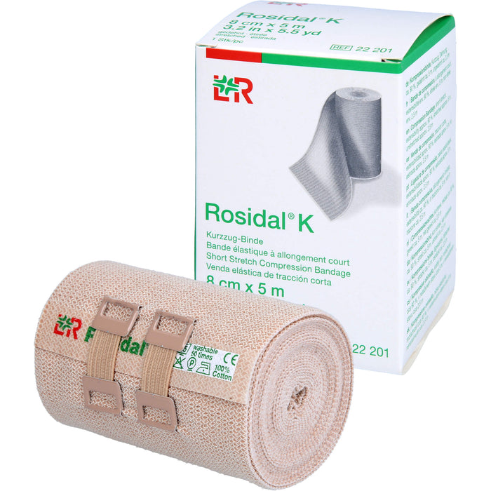 Rosidal K Kurzzug-Binde 8 cm x 5 m, 1 pcs. Bandage