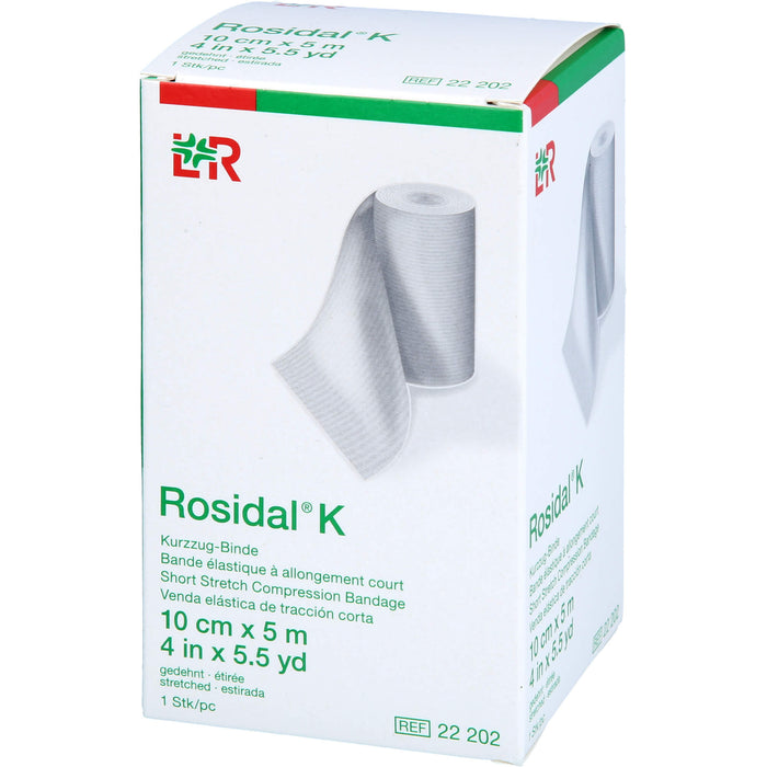 Rosidal K Kurzzugbinde 10 cm x 5 m, 1 St. Binde