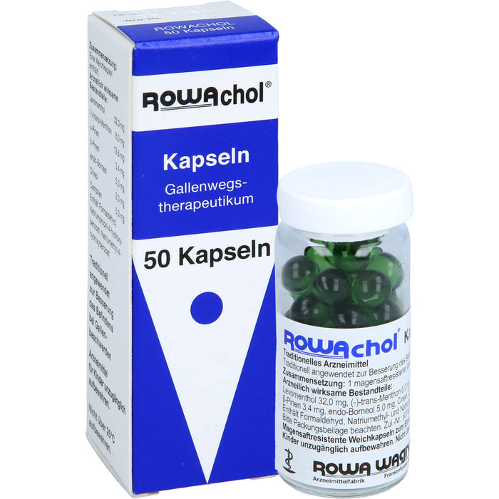 ROWAchol Kapseln Gallenwegstherapeutikum, 50 pcs. Capsules