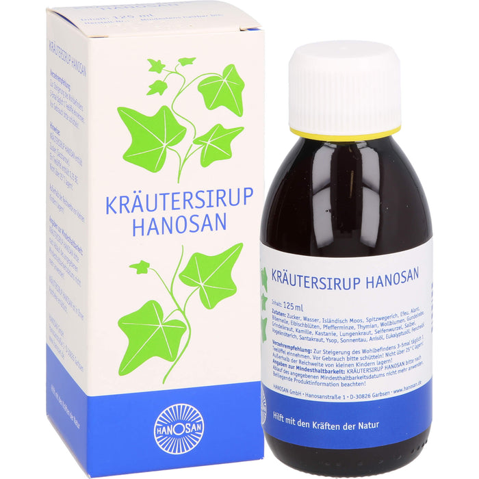 HANOSAN Kräutersirup, 125 ml Lösung