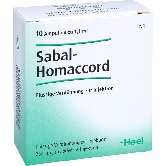 Heel Sabal-Homaccord Ampullen, 10 pc Ampoules