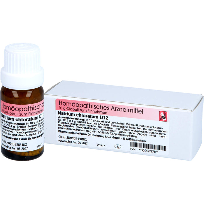 DR. RECKEWEG & CO Natrium chloratum D 12 Globuli, 10 g Globules