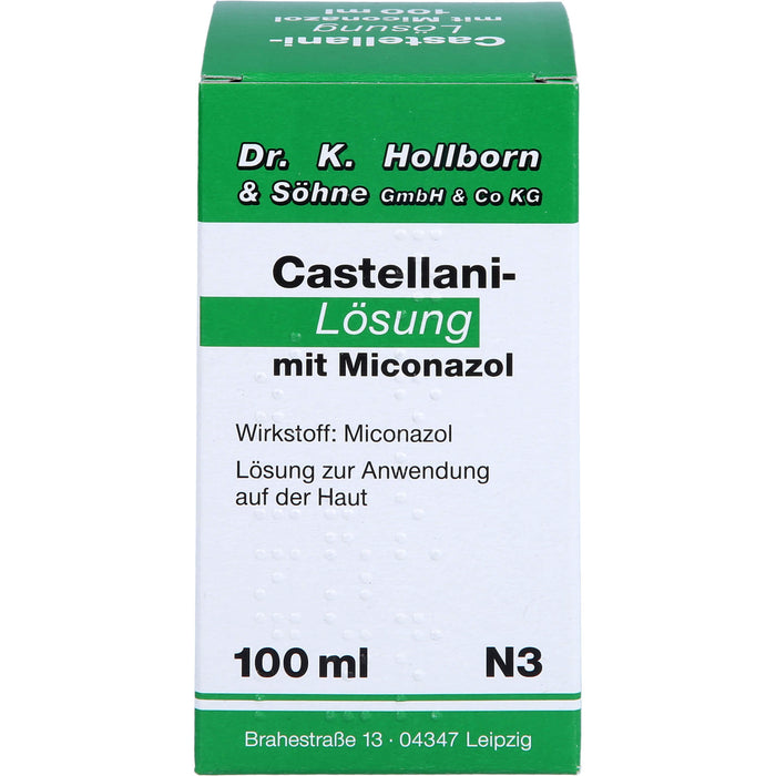 Castellani-Lösung mit Miconazol bei Pilzerkrankungen der Haut, 100 ml Solution