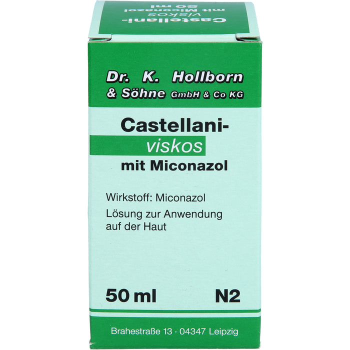 Castellani-viskos mit Miconazol bei Pilzerkrankungen der Haut, 50 ml Solution