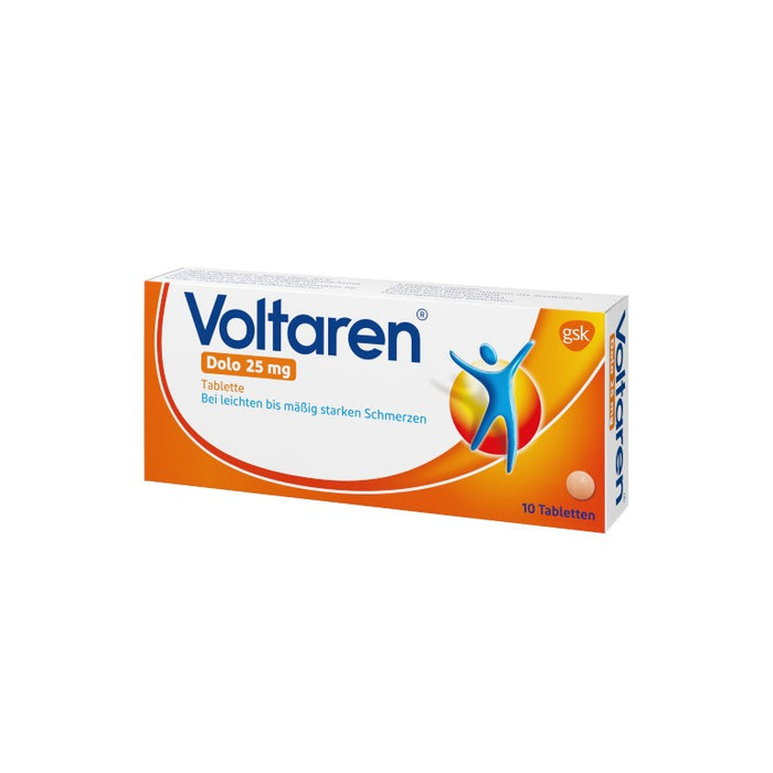 Voltaren Dolo 25 mg Tabletten, 10 pcs. Tablets