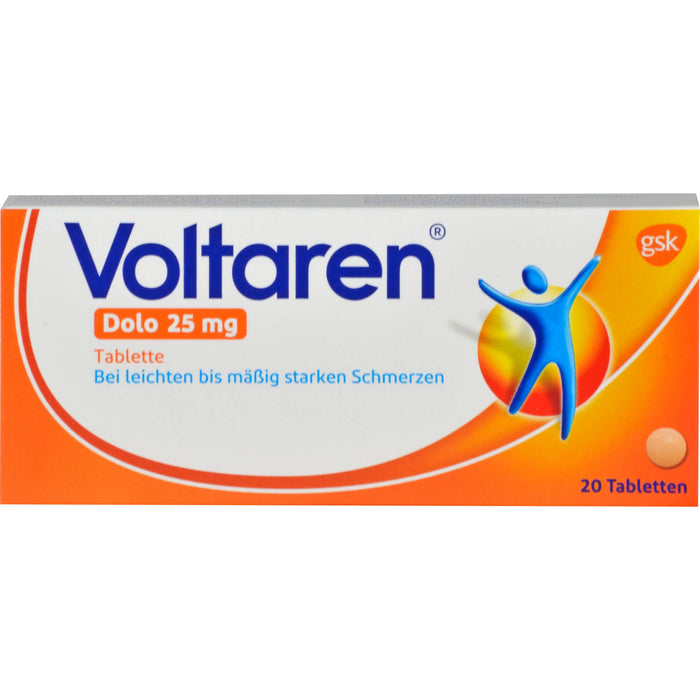 Voltaren Dolo 25 mg Tabletten, 20 pc Tablettes