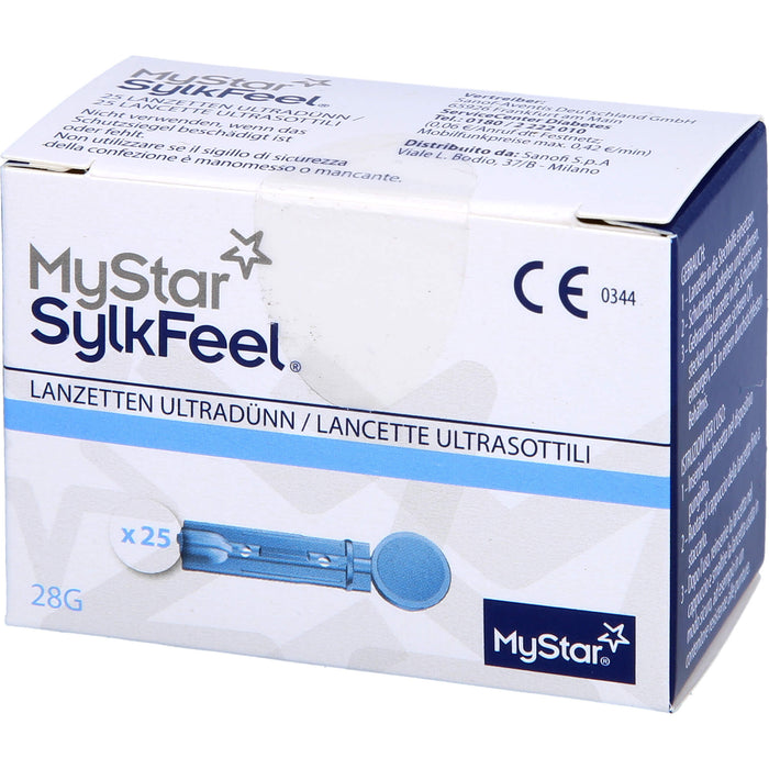 MyStar SylkFeel Lanzetten 28G, 25 St LAN