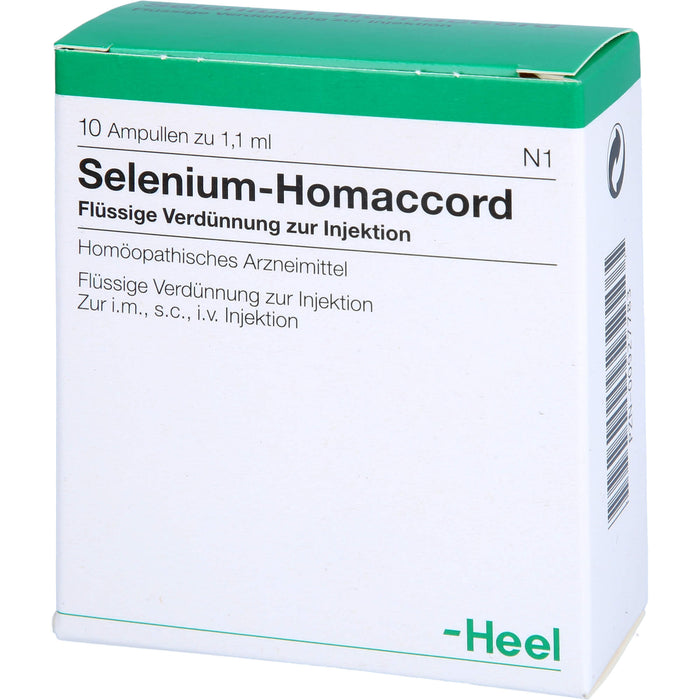 Selenium-Homaccord Inj.-Lsg., 10 pcs. Ampoules