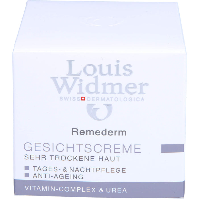 Louis Widmer Remederm Gesichtscreme Tages- und Nachtpflege, 50 ml Cream