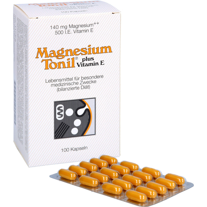 Magnesium Tonil plus Vitamin E Kapseln, 100 pc Capsules