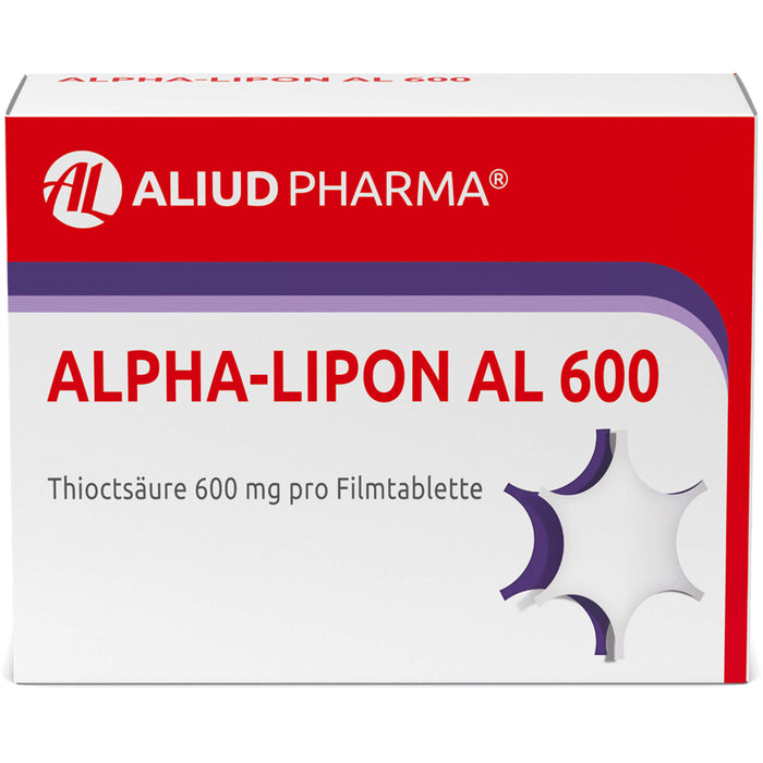 ALPHA-LIPON AL 600 Tabletten zur Behandlung von Missempfindungen bei diabetischer Nervenschädigung, 30 pc Tablettes