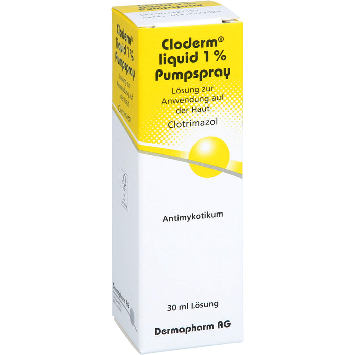 Cloderm Liquid 1 % Pumpspray Antimykotikum, 30 ml Lösung