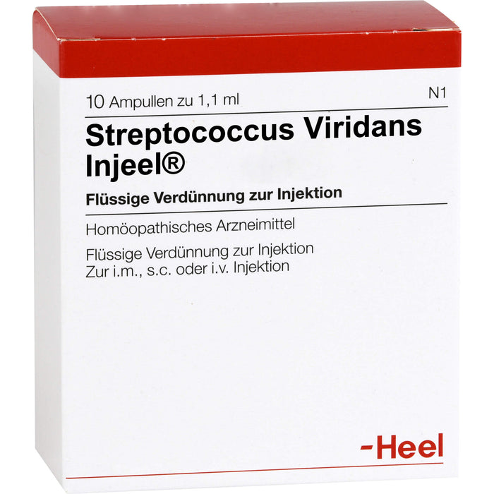 Heel Streptococcus Viridans Injeel flüssige Verdünnung, 10 pc Ampoules