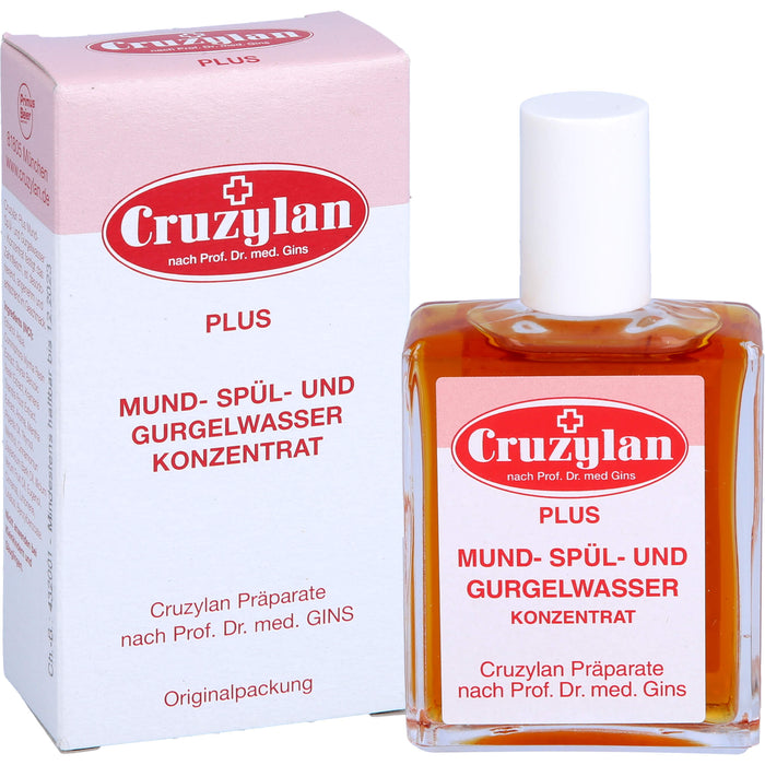 Cruzylan Plus Mund- Spül- und Gurgelwasserkonzentrat, 50 ml Solution