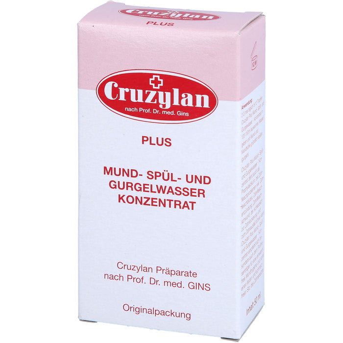 Cruzylan Plus Mund- Spül- und Gurgelwasserkonzentrat, 50 ml Solution