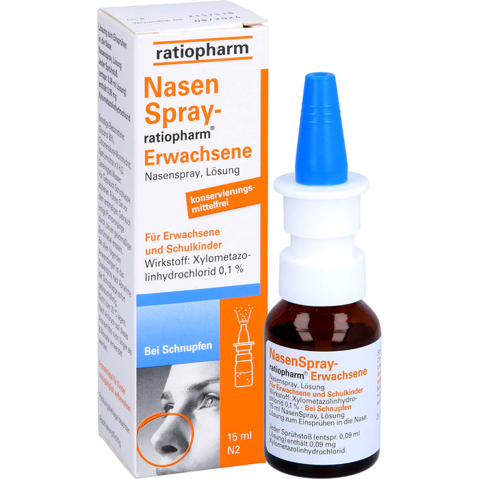 NasenSpray-ratiopharm Erwachsene, 15 ml Solution