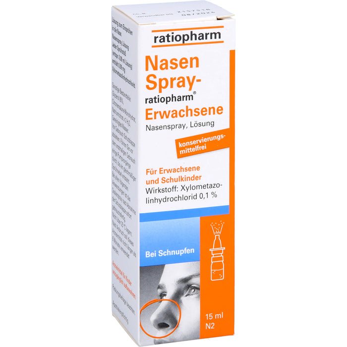 NasenSpray-ratiopharm Erwachsene, 15 ml Solution