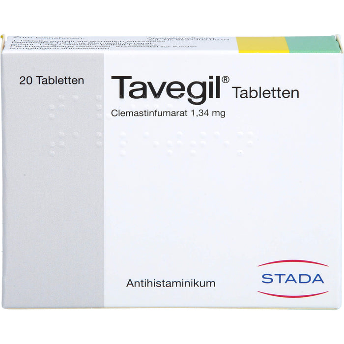 Tavegil Tabletten Antihistaminikum, 20 pcs. Tablets