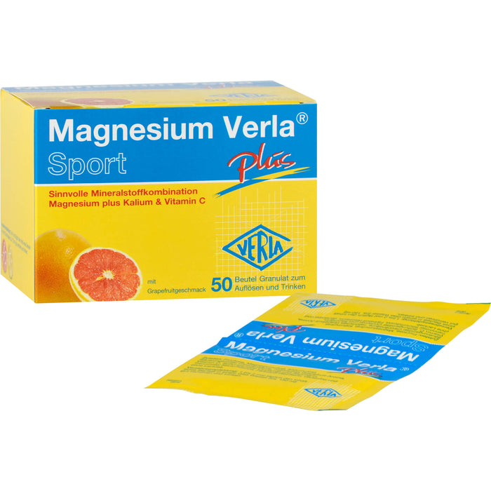 Magnesium Verla plus Sport Granulat, 50 pcs. Sachets