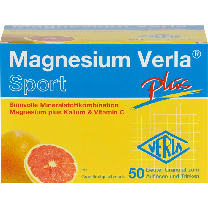 Magnesium Verla plus Sport Granulat, 50 pcs. Sachets