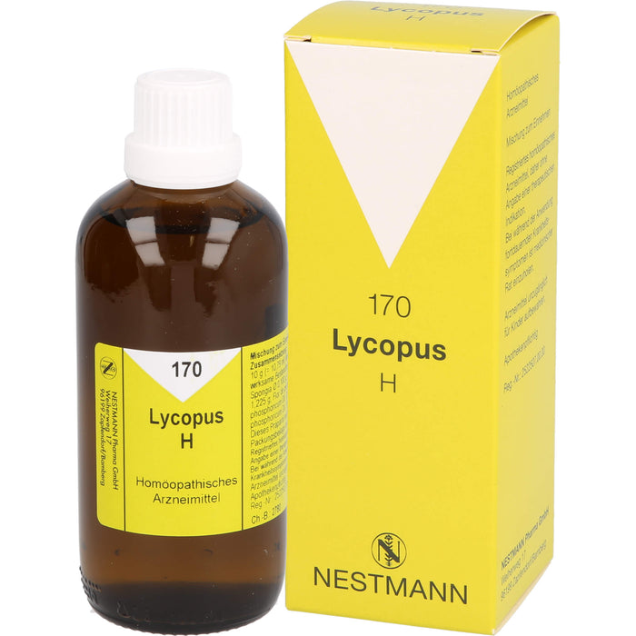 Lycopus H Nr. 170 Nestmann Tropf., 100 ml TRO