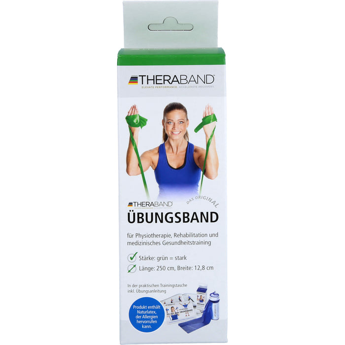 THERABAND Übungsband 2,5 m stark grün, 1 St. Packung