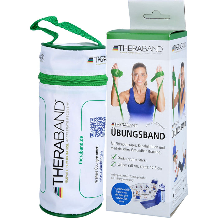 THERABAND Übungsband 2,5 m stark grün, 1 pcs. Pack