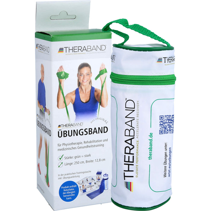 THERABAND Übungsband 2,5 m stark grün, 1 St. Packung