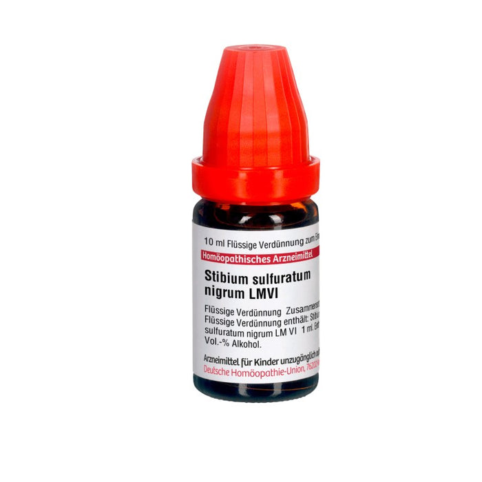 Stibium sulfuratum nigrum LM VI DHU Dilution, 10 ml Lösung