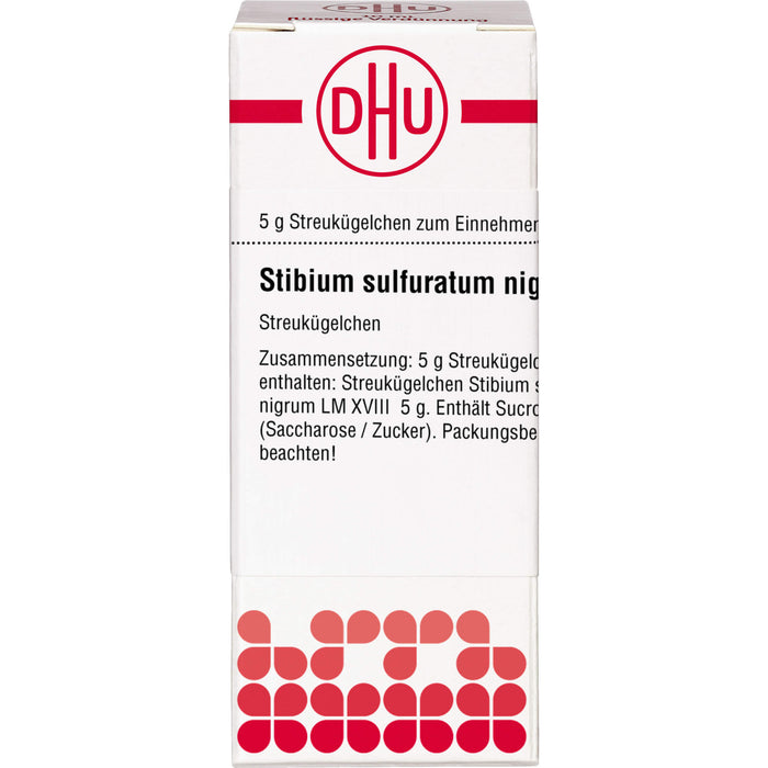 DHU Stibium sulfuratum nigrum LM XVIII Streukügelchen, 5 g Globules