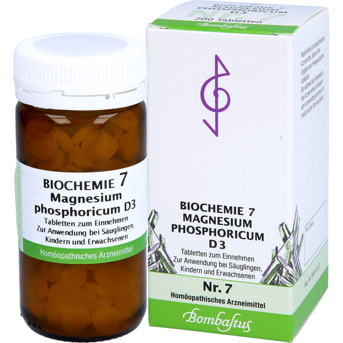 Biochemie 7 Magnesium phosphoricum Bombastus D3 Tbl., 200 St TAB