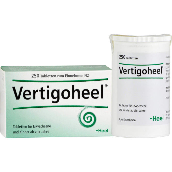 Vertigoheel Tabletten bei Schwindel, 250 pcs. Tablets