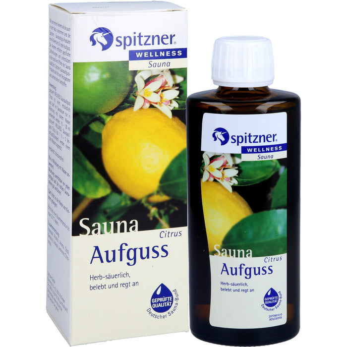 Spitzner Saunaaufguss Citrus Wellness, 190 ml Concentrate