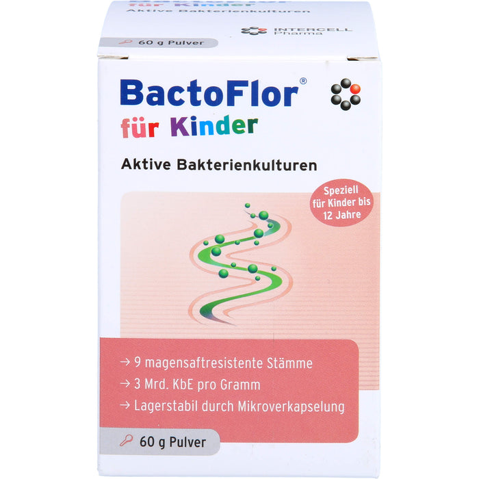 BactoFlor für Kinder aktive Bakterienkulturen Pulver, 60 g Powder