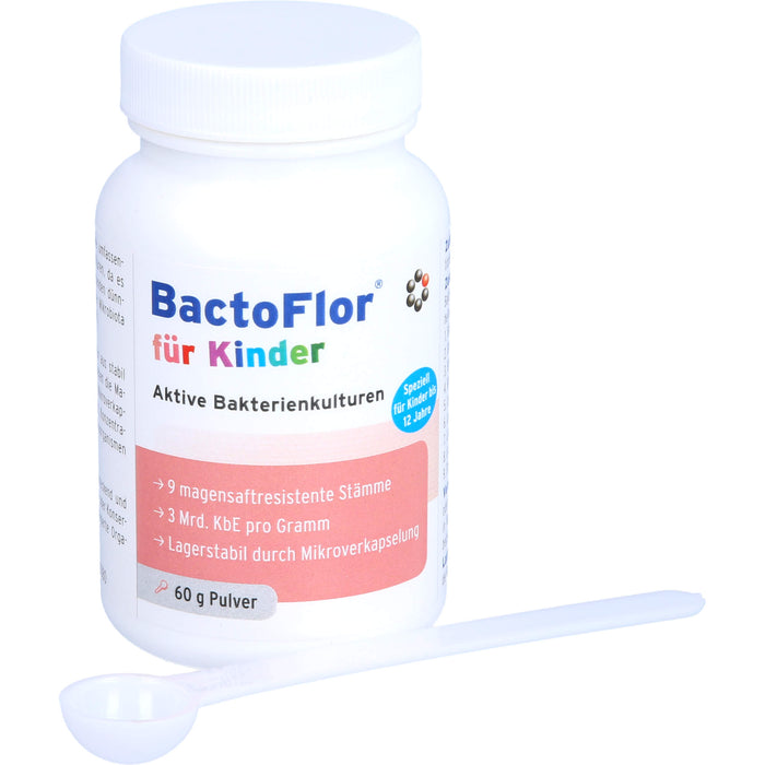 BactoFlor für Kinder aktive Bakterienkulturen Pulver, 60 g Powder