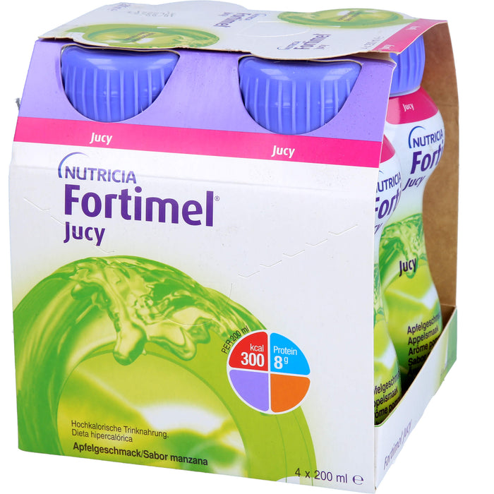 NUTRICIA Fortimel Jucy Trinknahrung mit Apfelgeschmack, 800 ml Solution