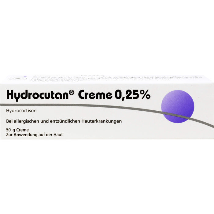 Hydrocutan Creme 0,25 % bei allergischen und entzündlichen Hauterkrankungen, 20 g Cream